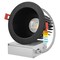 Luxrite 4 Inch Regressed LED Recessed Downlight 5CCT 2700K-5000K 18W 1500LM Dimmable Wet Rated Black LR24930 LR24935-1PK - alternate 1